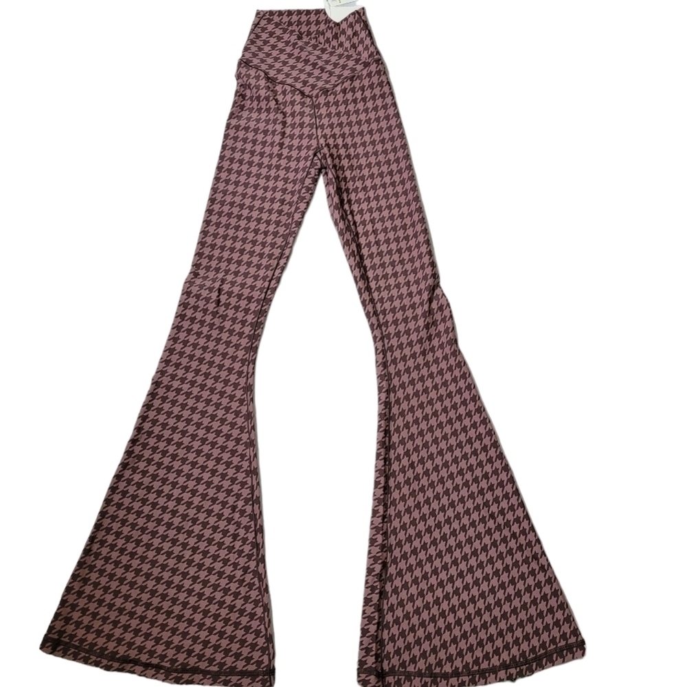 OFFLINE By Aerie Brown Real Me High Waisted Crossover Super Flare Legging NWT